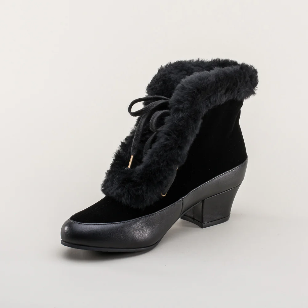 Alpen Retro Winter Booties (Black) - Image 11