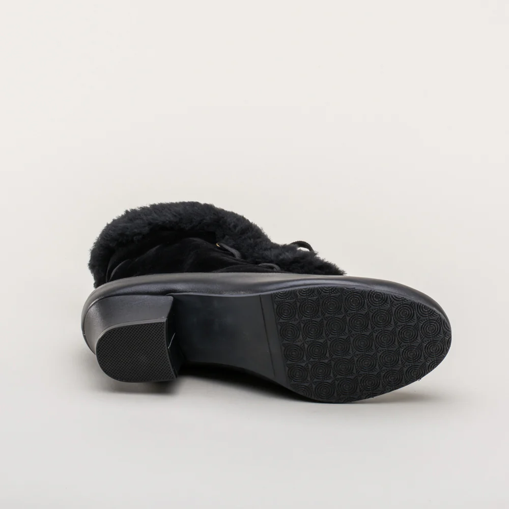 Alpen Retro Winter Booties (Black) - Image 13