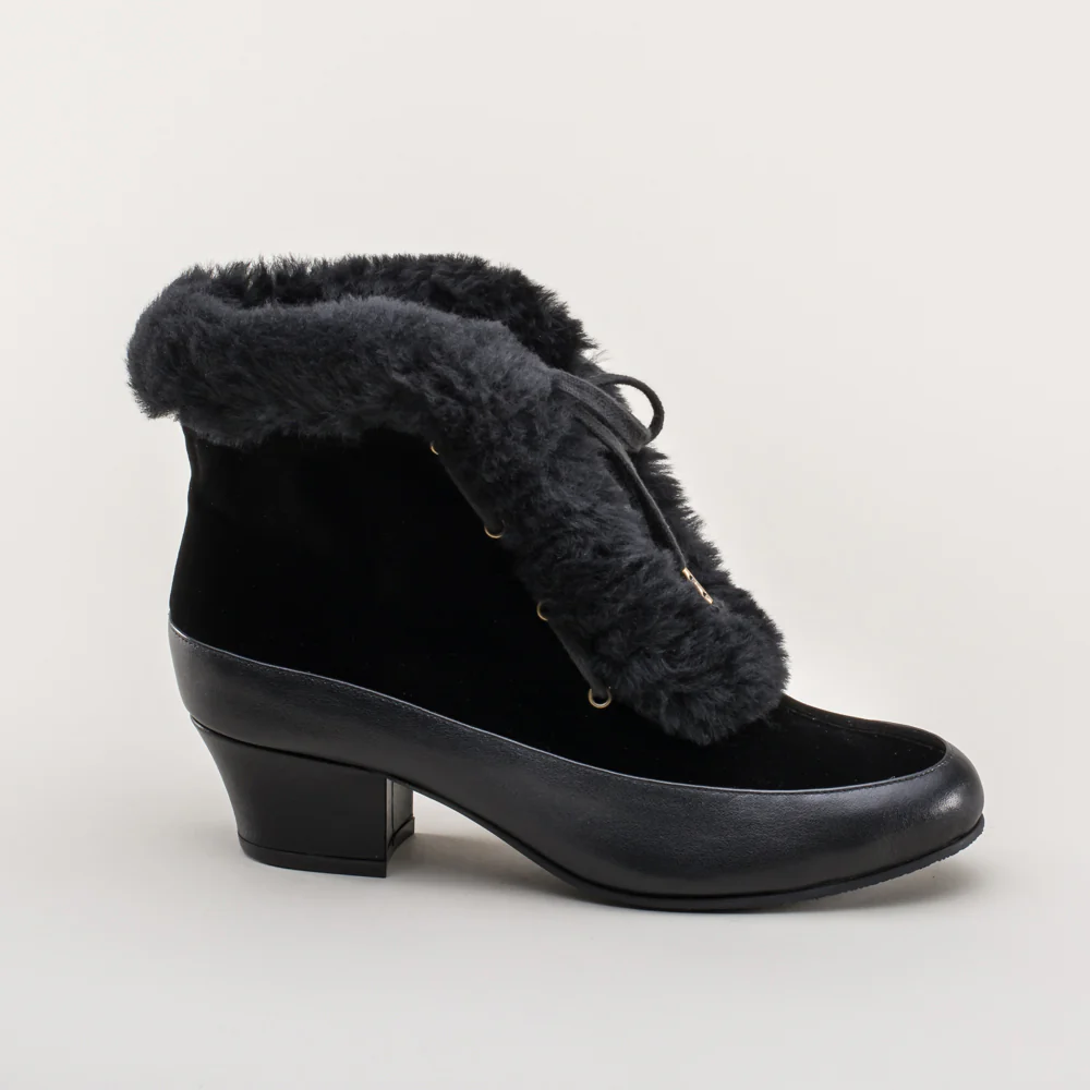 Alpen Retro Winter Booties (Black) - Image 6