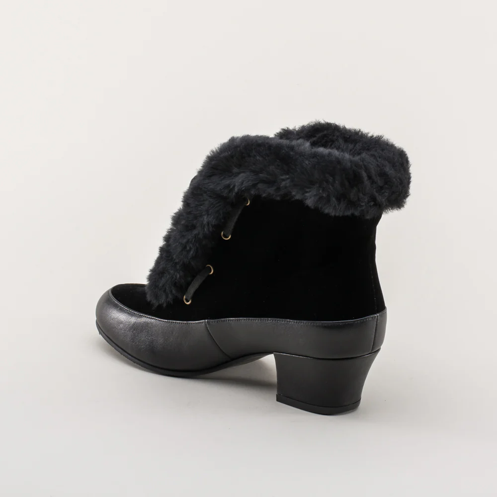 Alpen Retro Winter Booties (Black) - Image 9