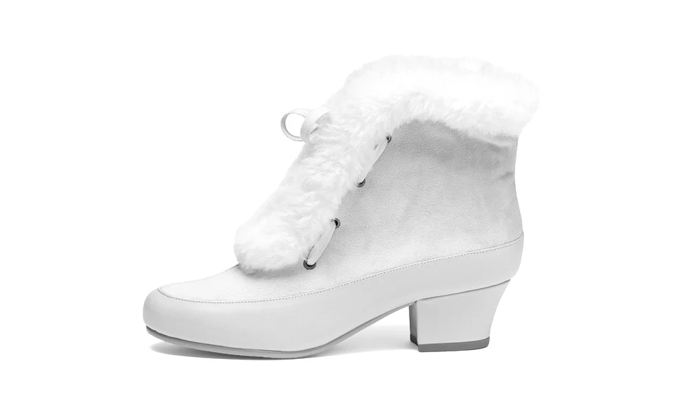 Alpen Retro Winter Booties (Candy Pink/Ivory) - Image 6