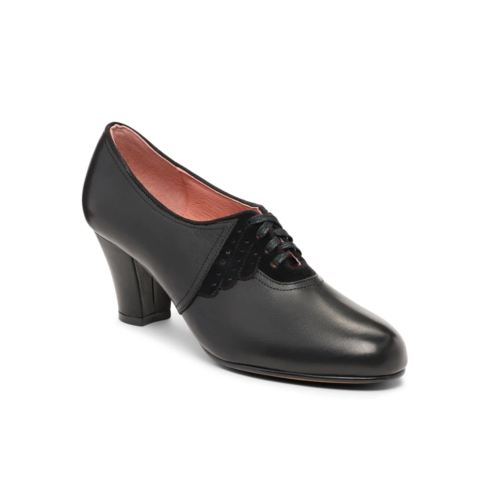PRE-ORDER Annette Vintage Oxfords (Black) - Image 2