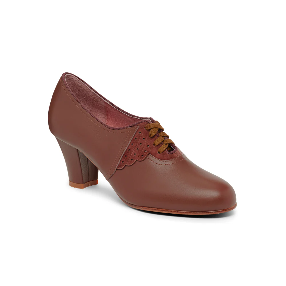 PRE-ORDER Annette Vintage Oxfords (Chestnut) - Image 3