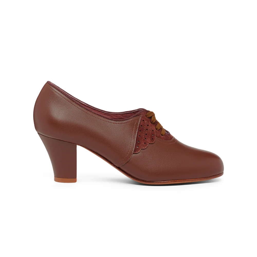 PRE-ORDER Annette Vintage Oxfords (Chestnut) - Image 4