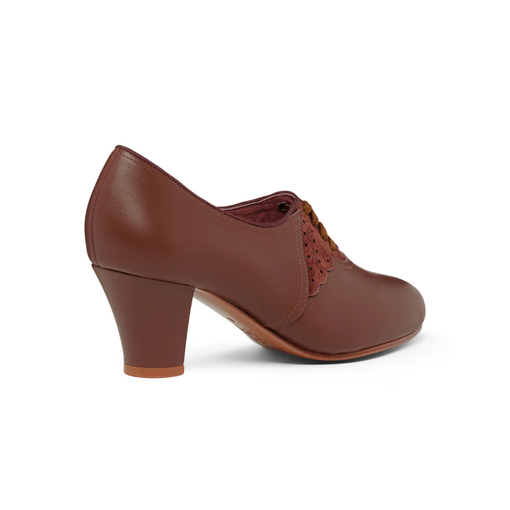 PRE-ORDER Annette Vintage Oxfords (Chestnut) - Image 5