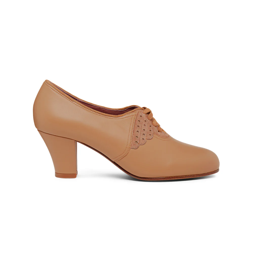 PRE-ORDER Annette Vintage Oxfords (Honey) - Image 2