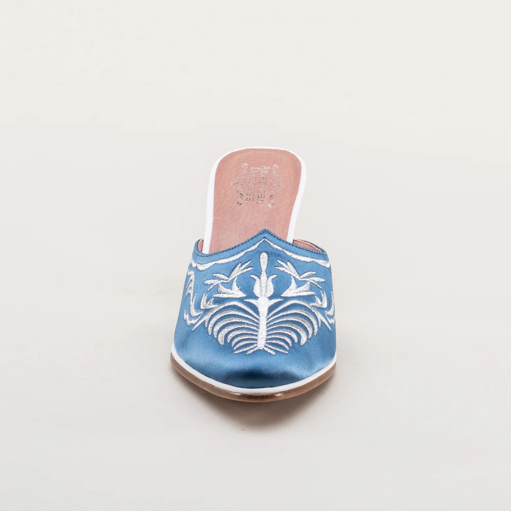 Antoinette 18th Century Mules (French Blue) - Image 12