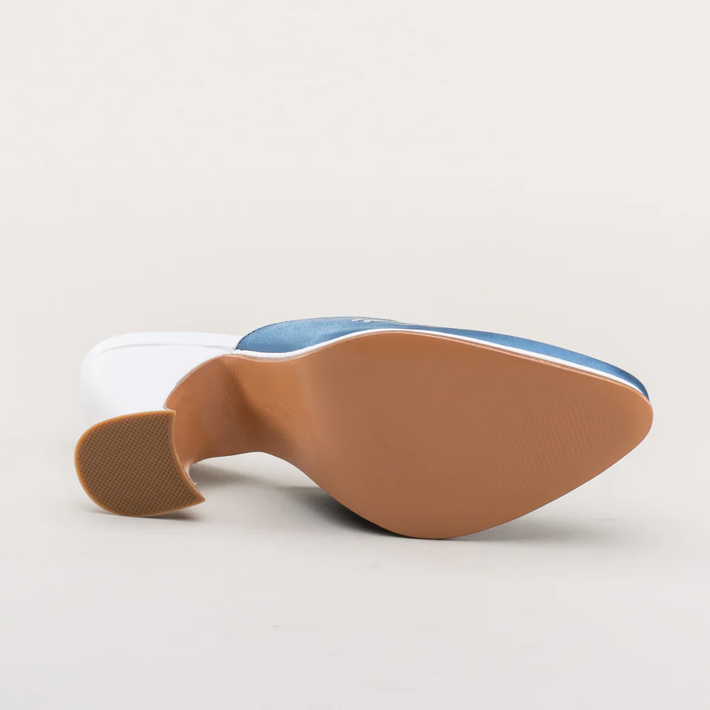 Antoinette 18th Century Mules (French Blue) - Image 13
