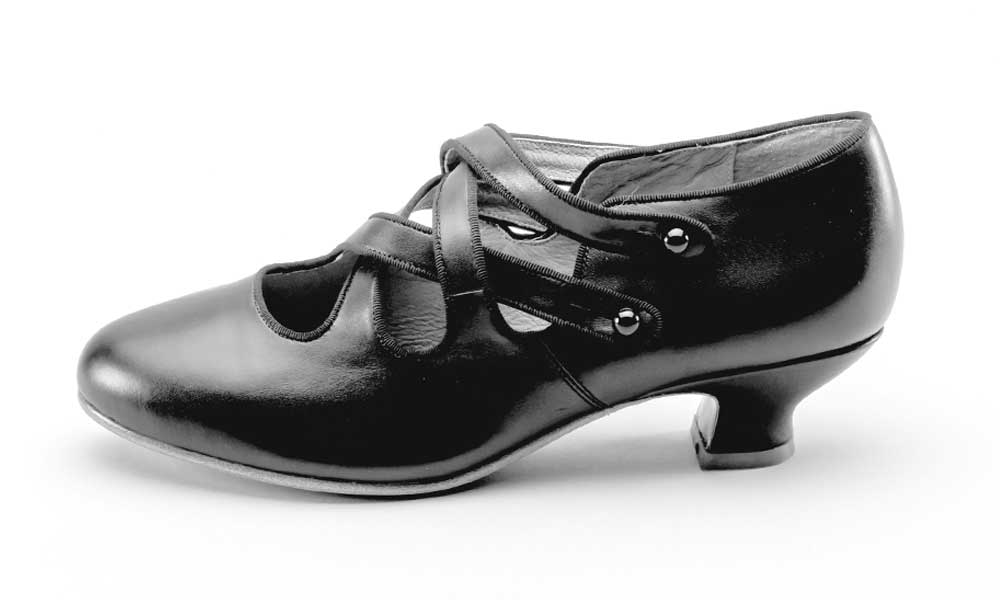 Astoria Edwardian Leather Shoes (Black) - Image 11