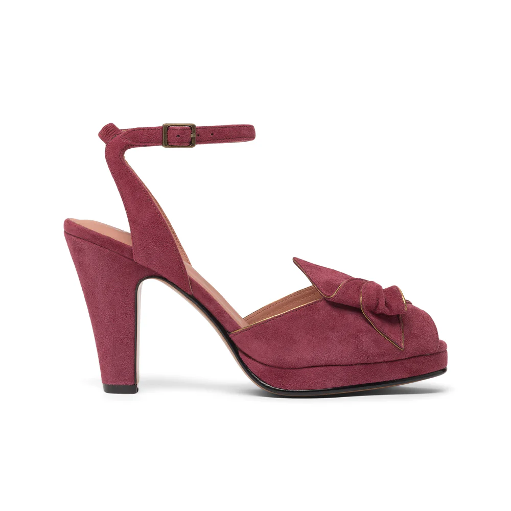 Ava Vintage Platforms (Plum) - Image 3