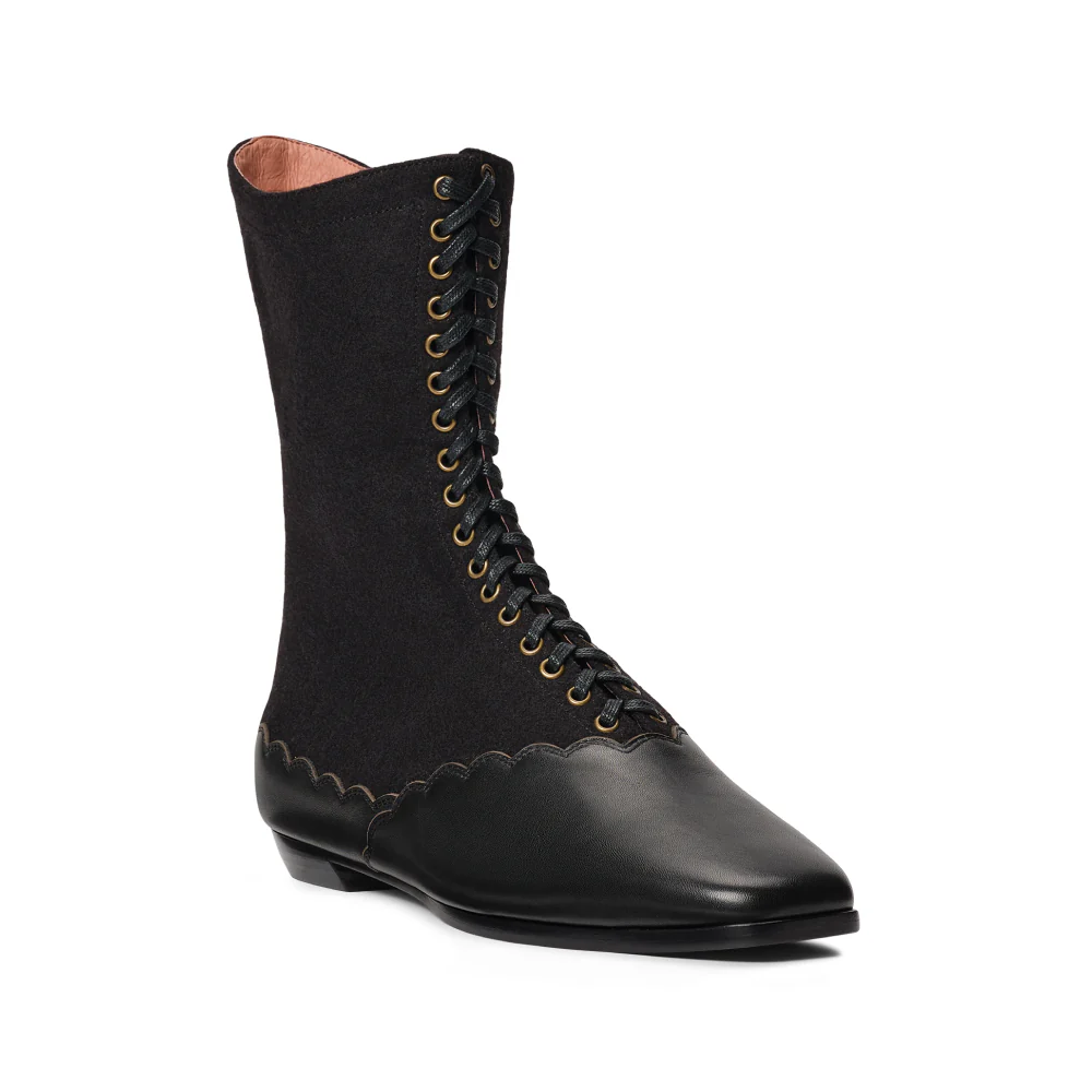 PRE-ORDER Balmoral Boots (Black) - Image 2