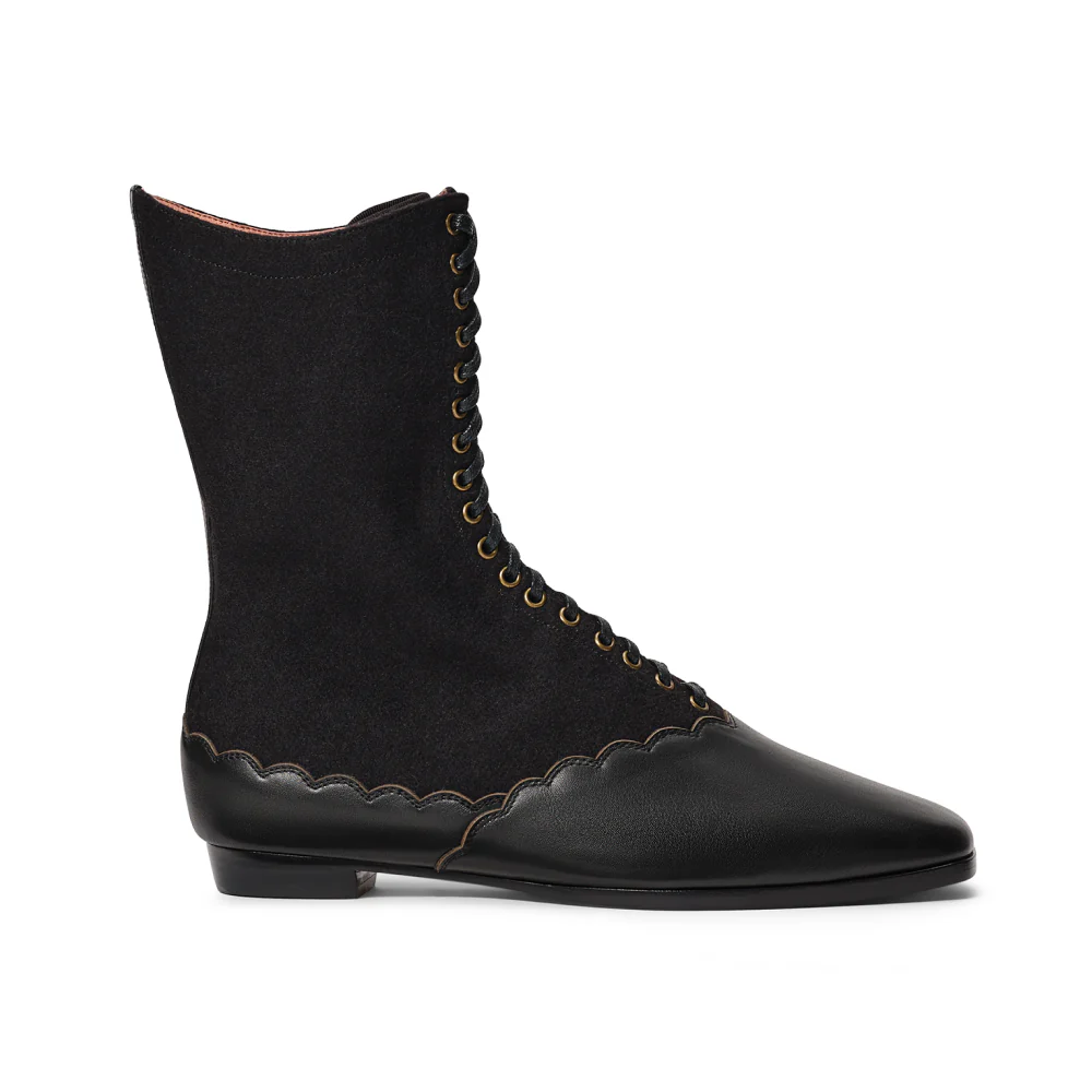 PRE-ORDER Balmoral Boots (Black) - Image 3