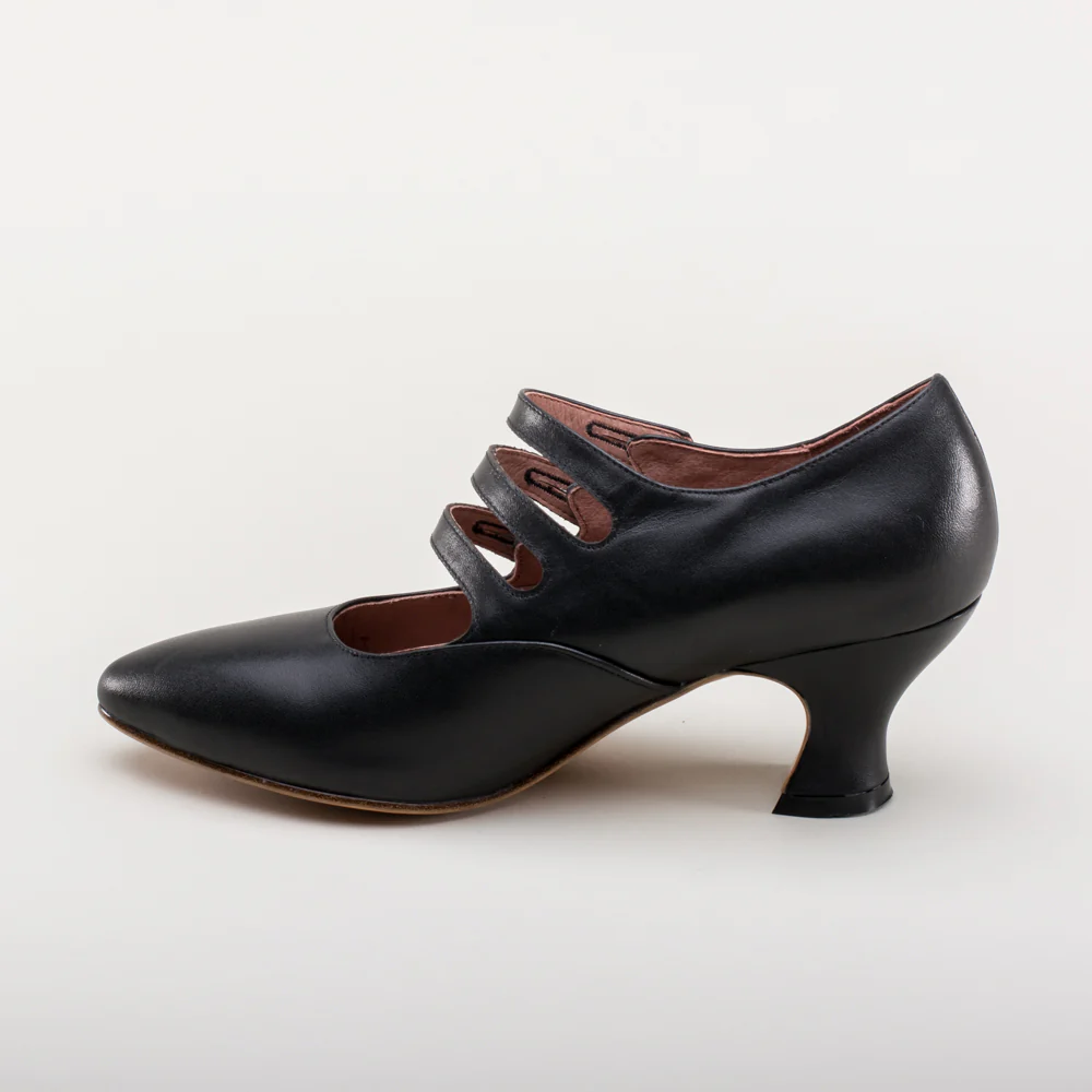 Bellatrix Edwardian Shoes (Black) - Image 11