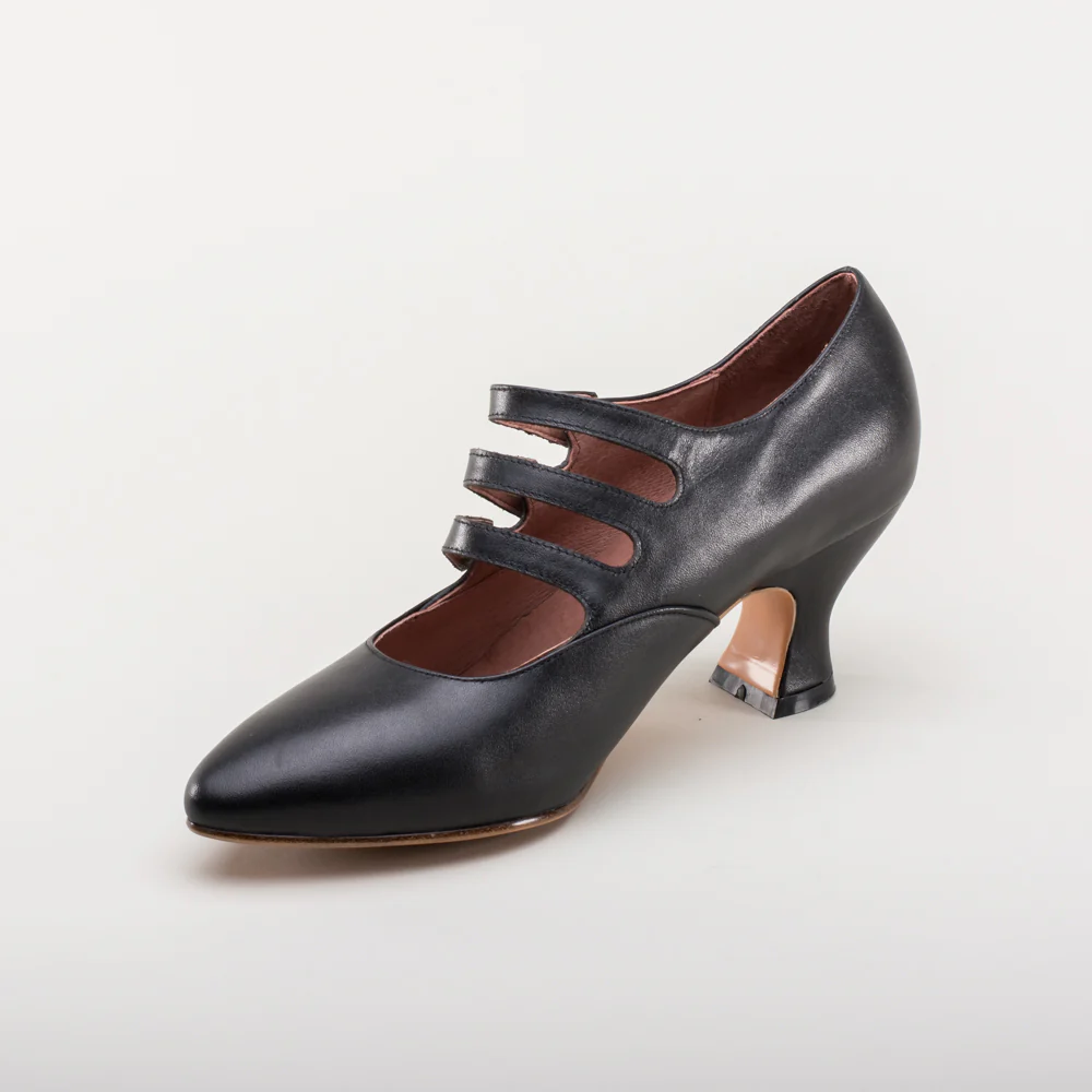 Bellatrix Edwardian Shoes (Black) - Image 12
