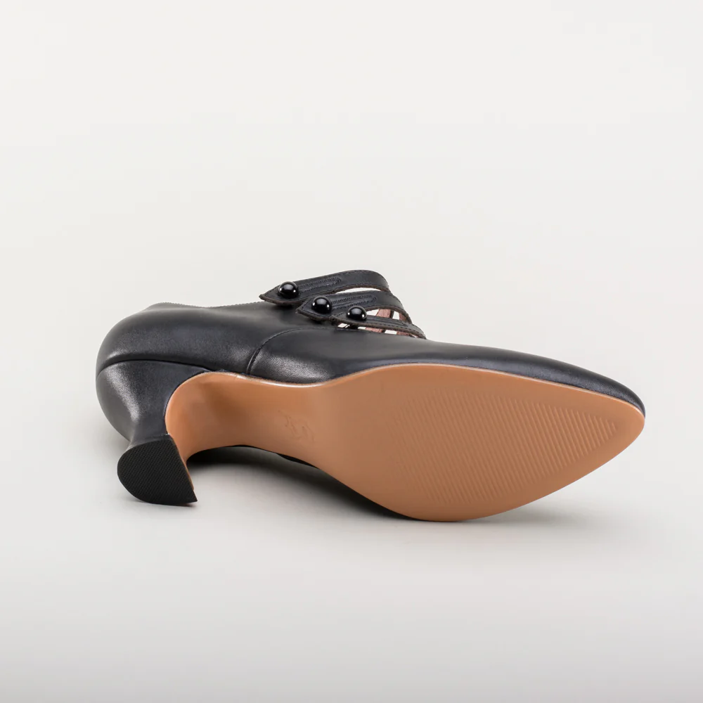 Bellatrix Edwardian Shoes (Black) - Image 14