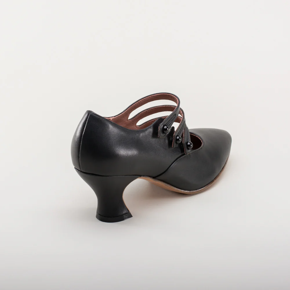 Bellatrix Edwardian Shoes (Black) - Image 8