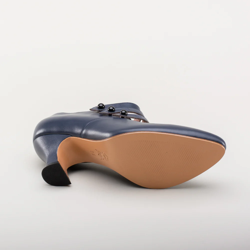 Bellatrix Edwardian Shoes (Navy) - Image 13