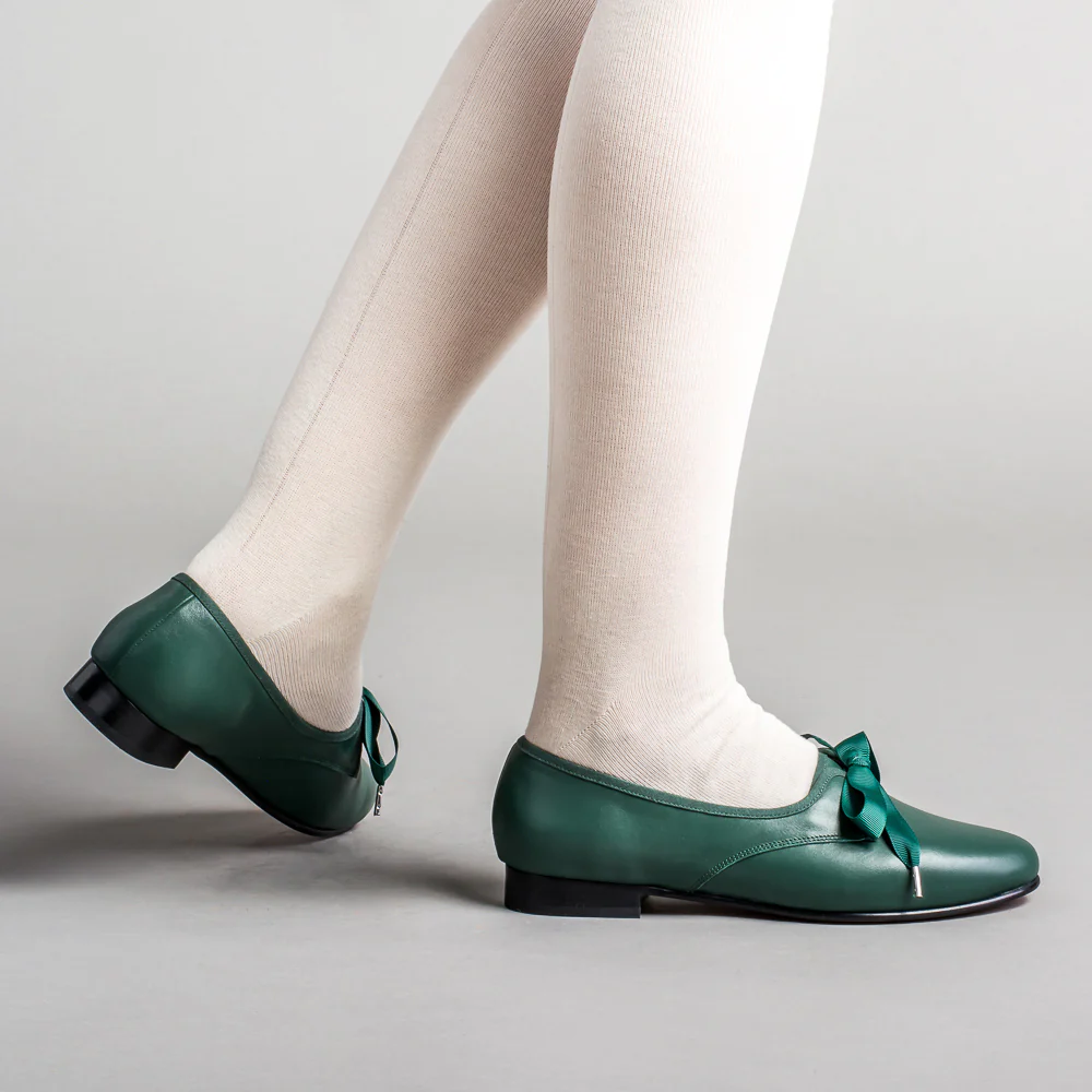 Bertie Regency Pumps (Green) - Image 3