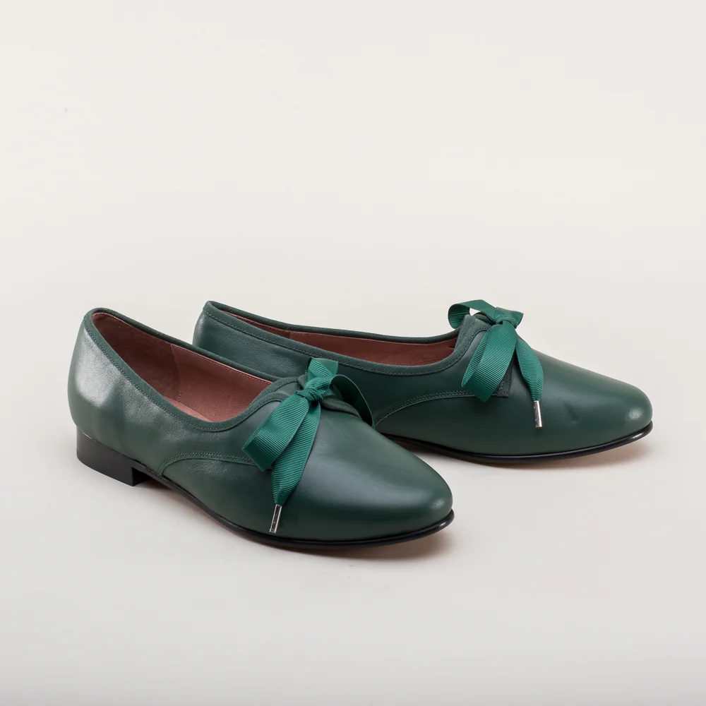 Bertie Regency Pumps (Green) - Image 4