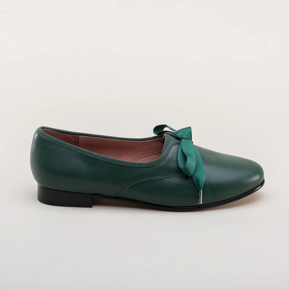 Bertie Regency Pumps (Green) - Image 6