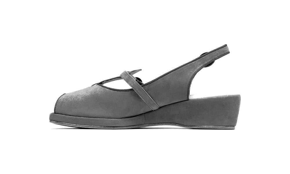 Betty Vintage Sandals (Red Suede) - Image 6