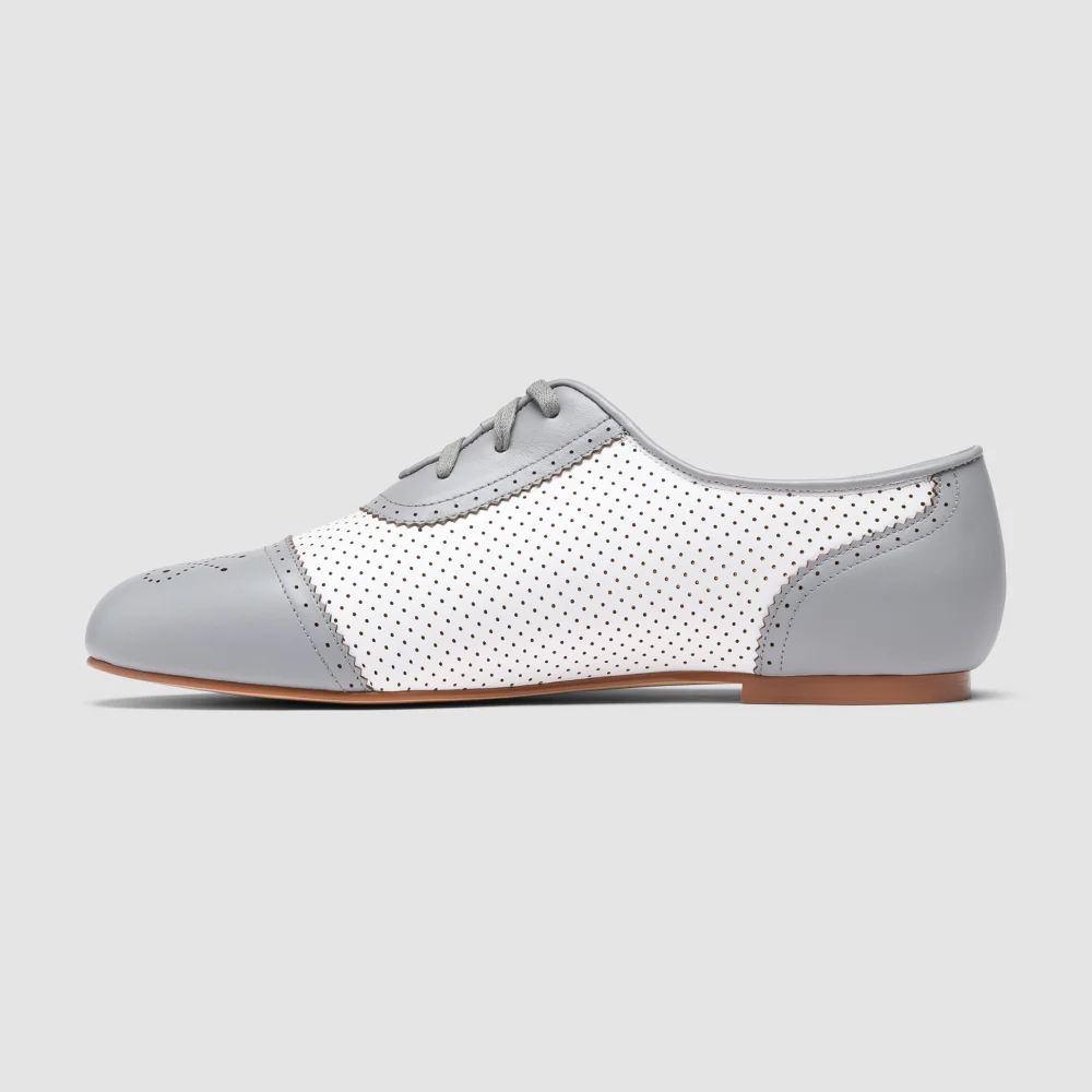 Beverly Sporting Flats (Grey/Soft White) - Image 3