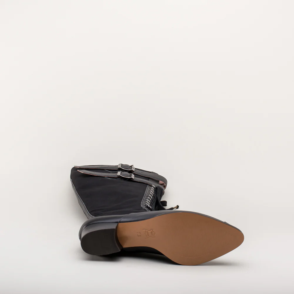 Cambridge Edwardian Bicycle Boots (Black/Black) - Image 16
