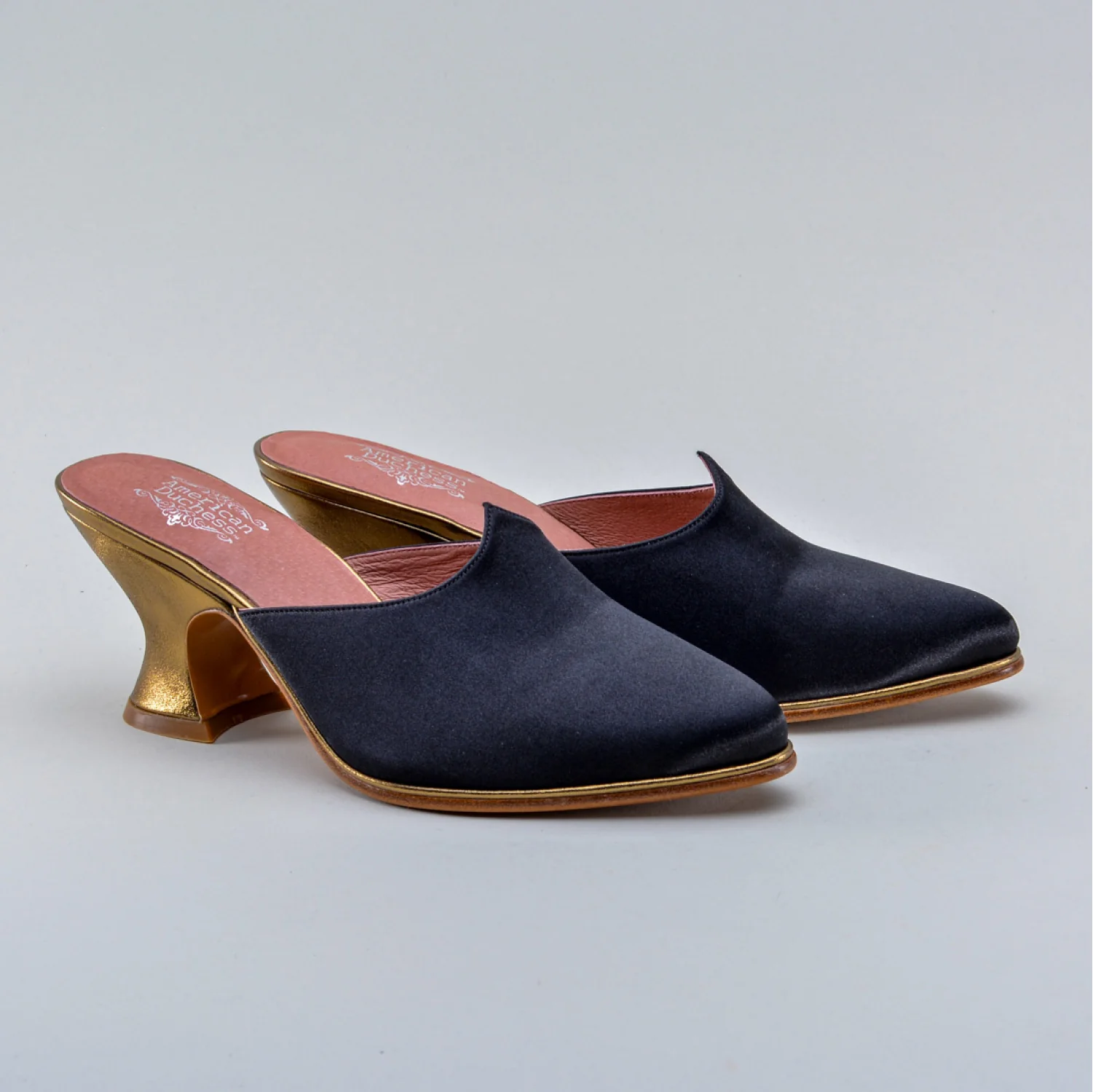 Charlotte 18th Century Mules (Black) - Image 4