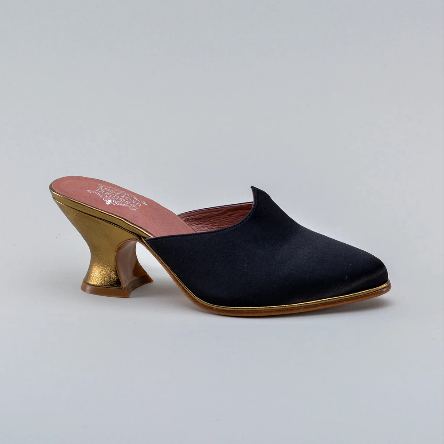 Charlotte 18th Century Mules (Black) - Image 6