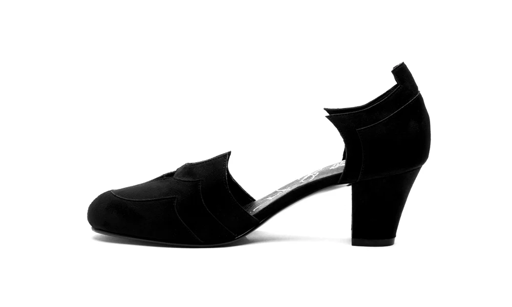Christine Vintage Pumps (Widow Black) - Image 7