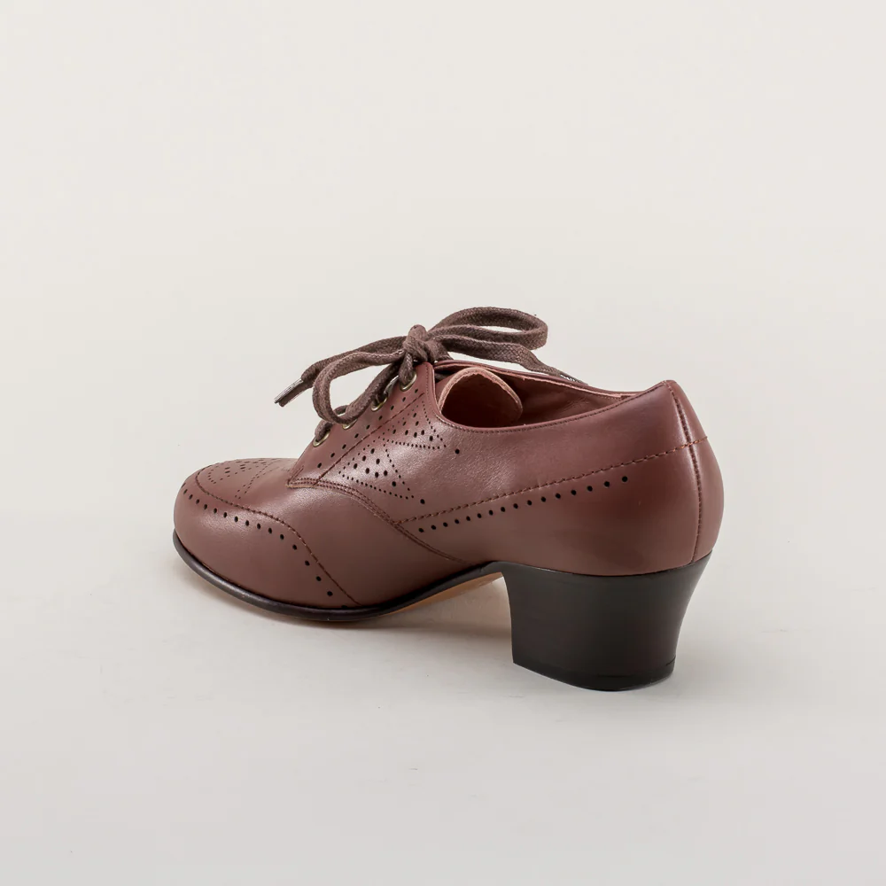 Claire 1940's Oxfords Wide (Brown) - Image 10