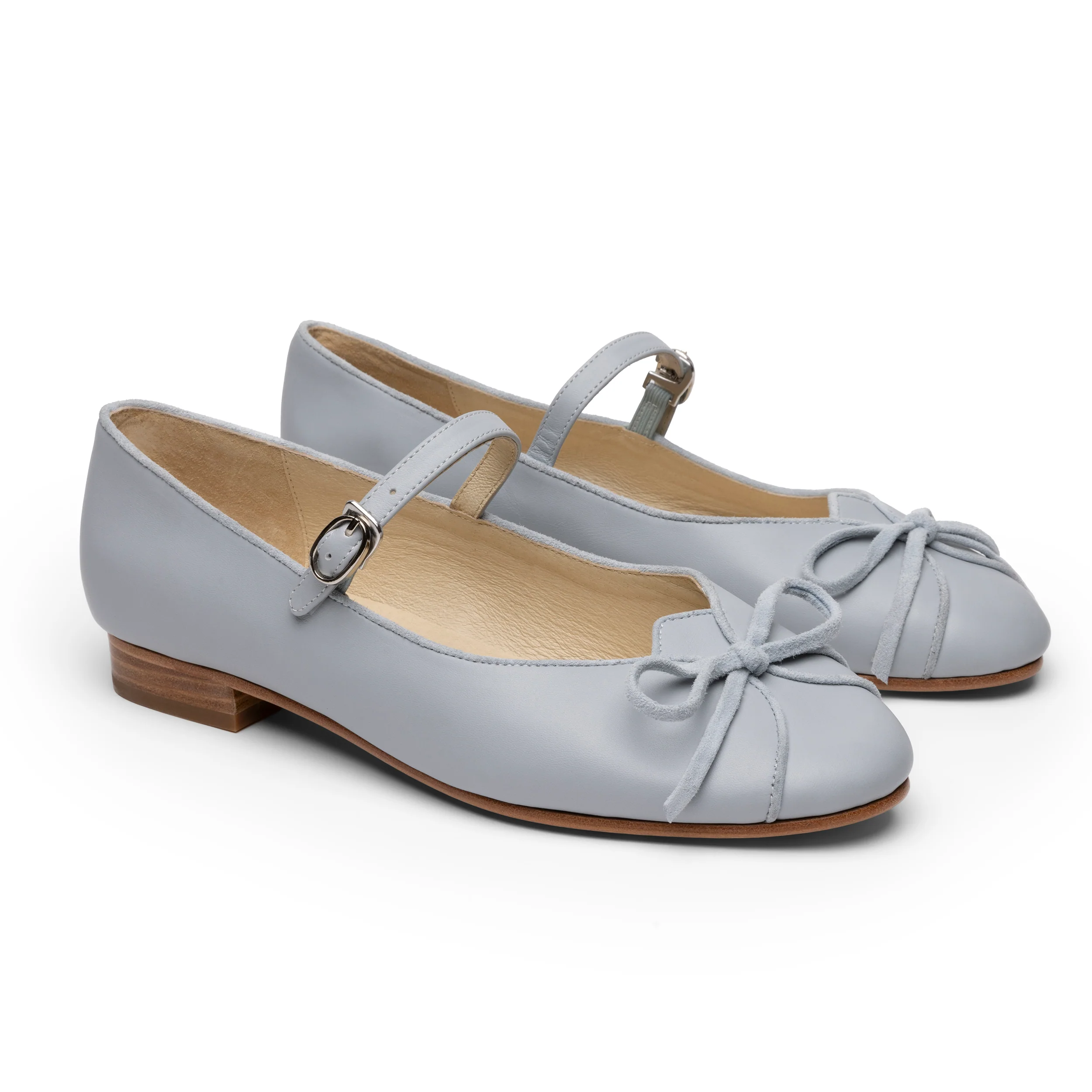 Claud Vintage Flats Wide (Dusty Blue) - Image 2