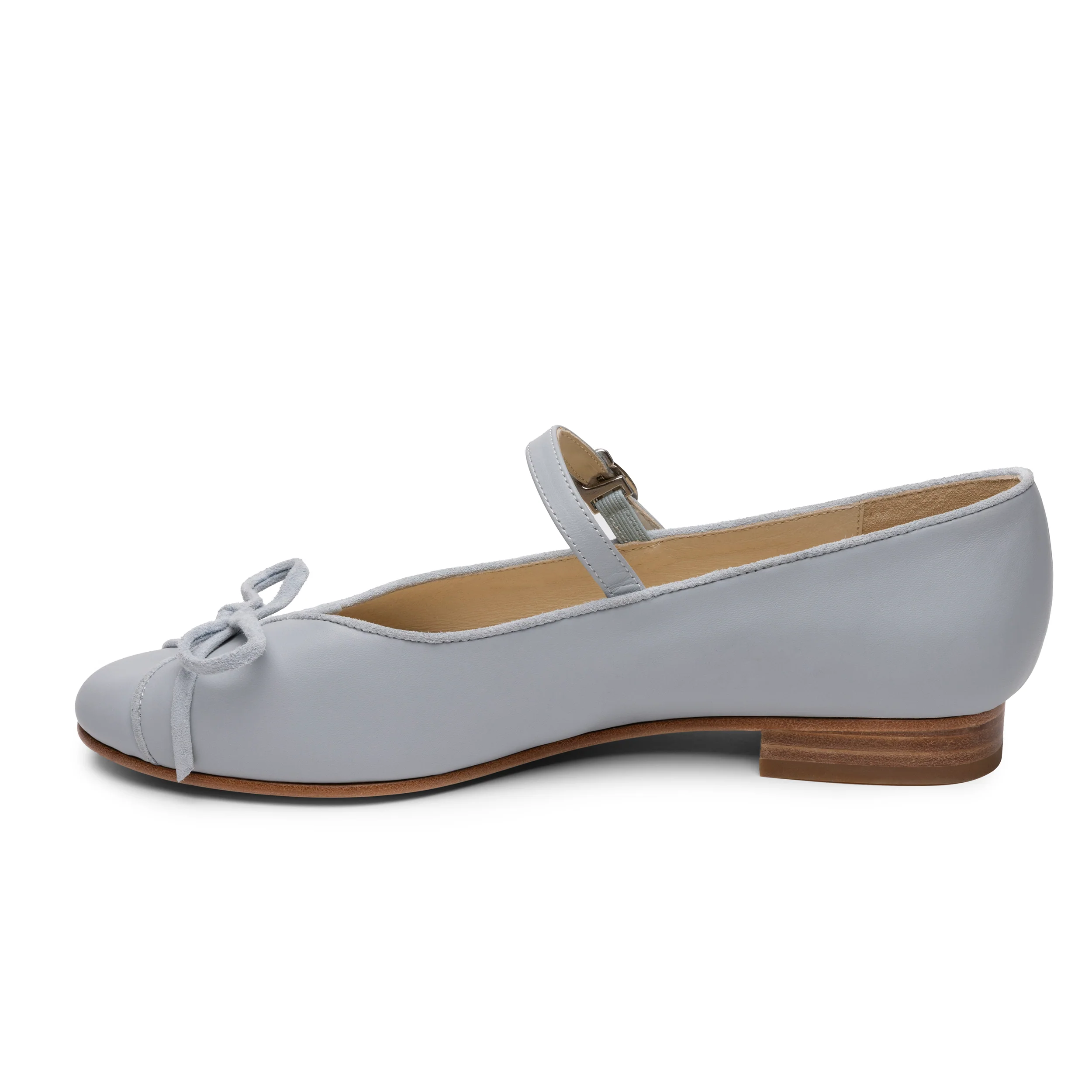 Claud Vintage Flats Wide (Dusty Blue) - Image 4