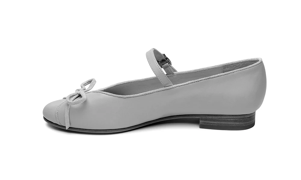 Claud Vintage Flats Wide (Dusty Blue) - Image 5