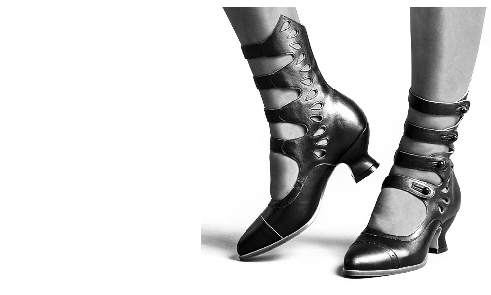 Colette Edwardian Button Boots (Black) - Image 7