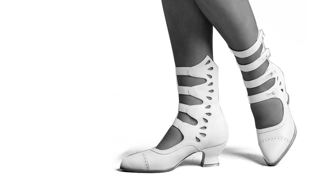 Colette Edwardian Button Boots (Soft Ivory) - Image 9