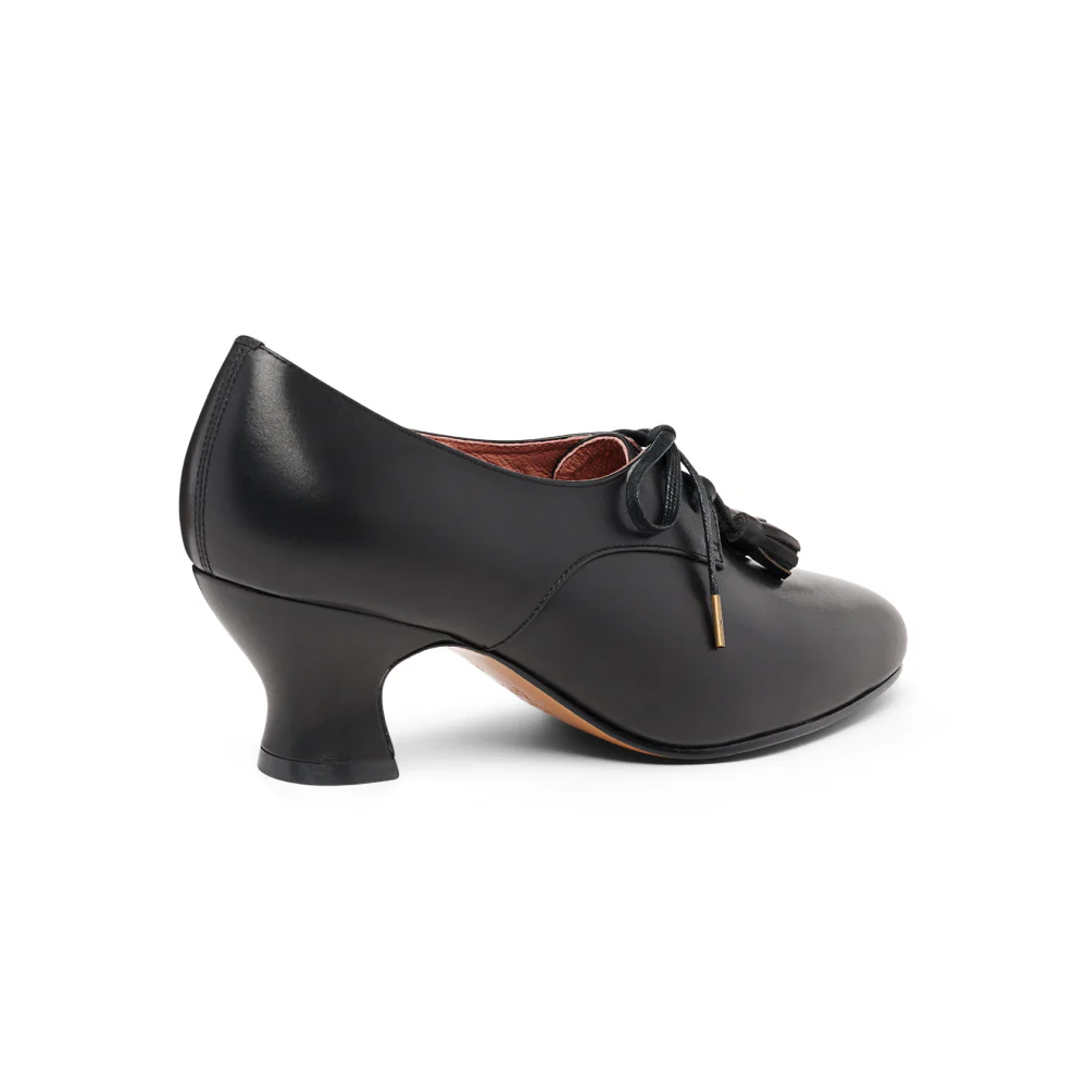 PRE-ORDER Cordelia Edwardian Oxfords Wide (Black) - Image 5