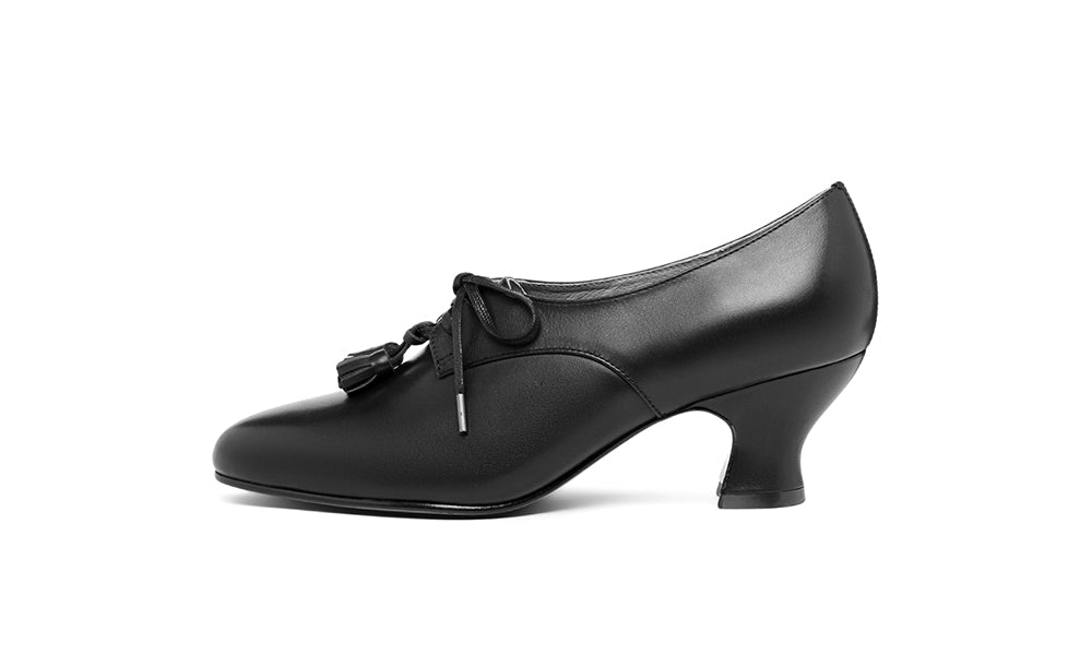 PRE-ORDER Cordelia Edwardian Oxfords Wide (Black) - Image 6