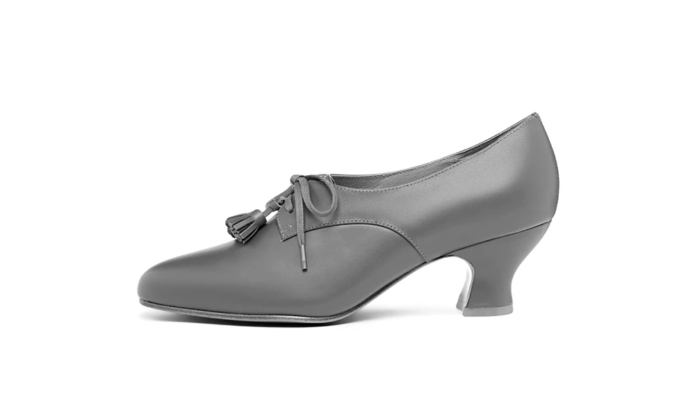 PRE-ORDER Cordelia Edwardian Oxfords Wide (Caramel) - Image 4