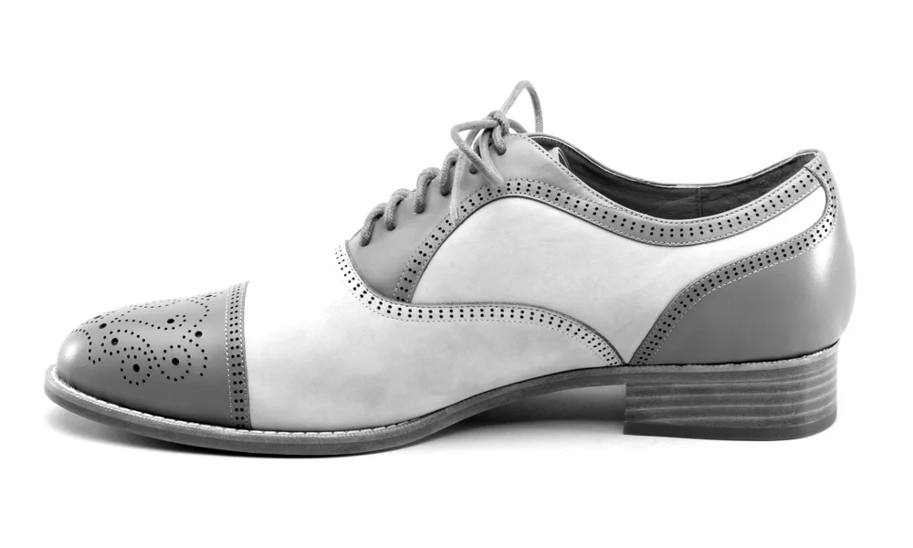 Dandy Men's Vintage Cap Toe Oxfords (Sage/Buff) - Image 12