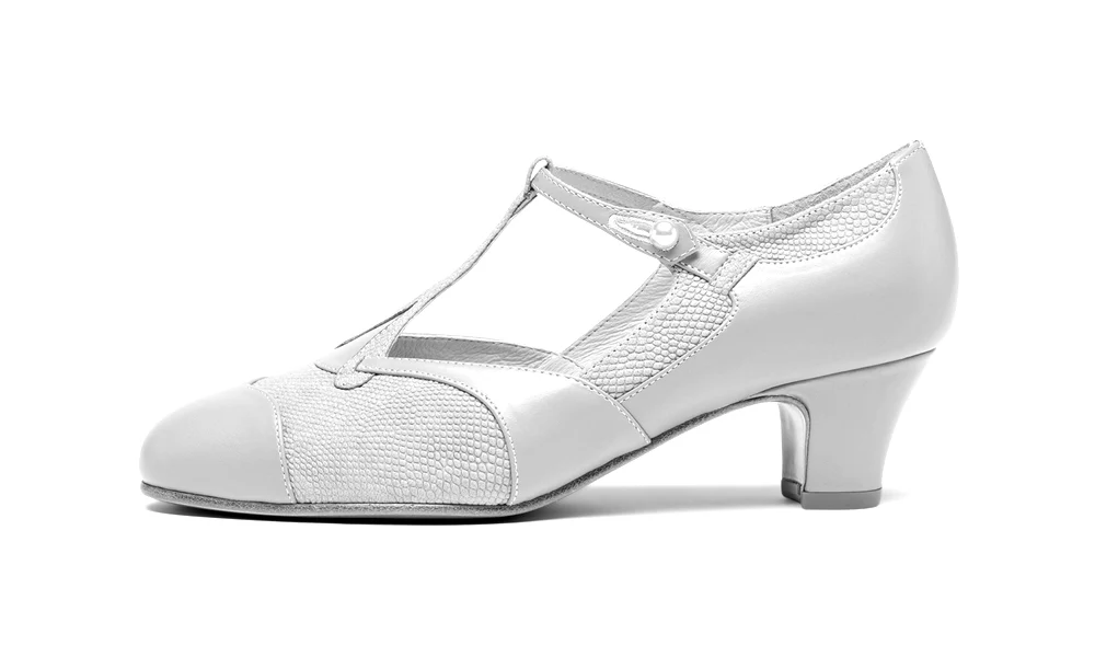 Doris 1920s Pumps (Blush Pink) - Image 5