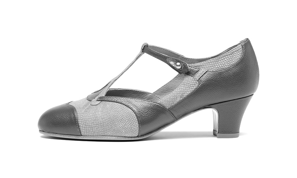 Doris 1920s Pumps Wide (Chartreuse/Olive) - Image 5