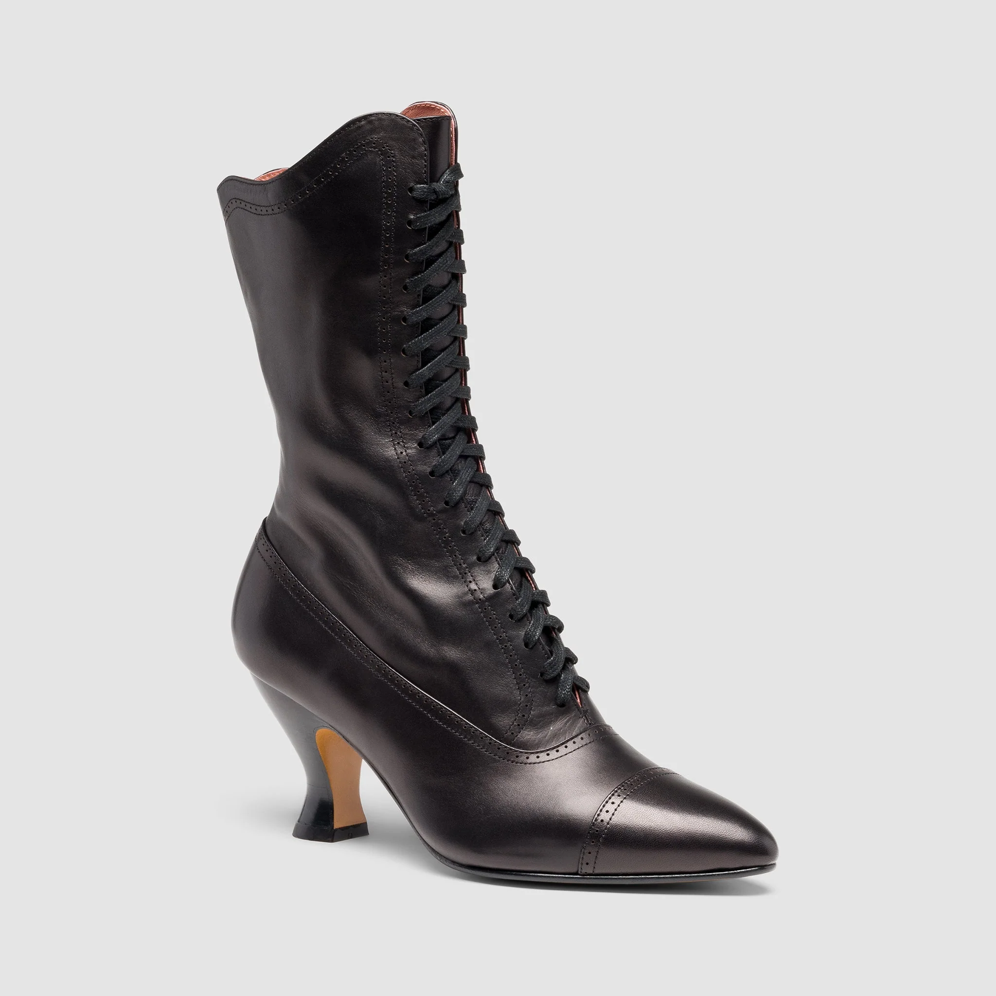 Edith Edwardian Boots (Black) - Image 3