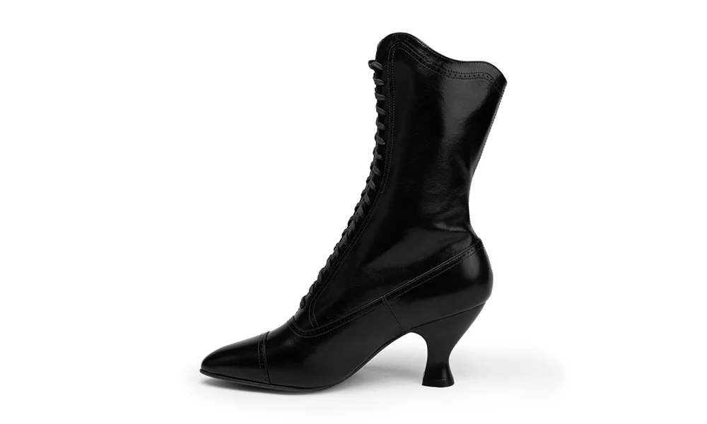 Edith Edwardian Boots (Cordovan) - Image 5