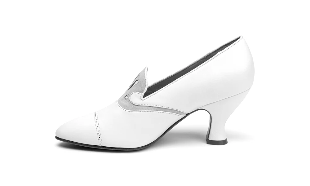 Elsie Edwardian Pumps (Ivory/Cream) - Image 5