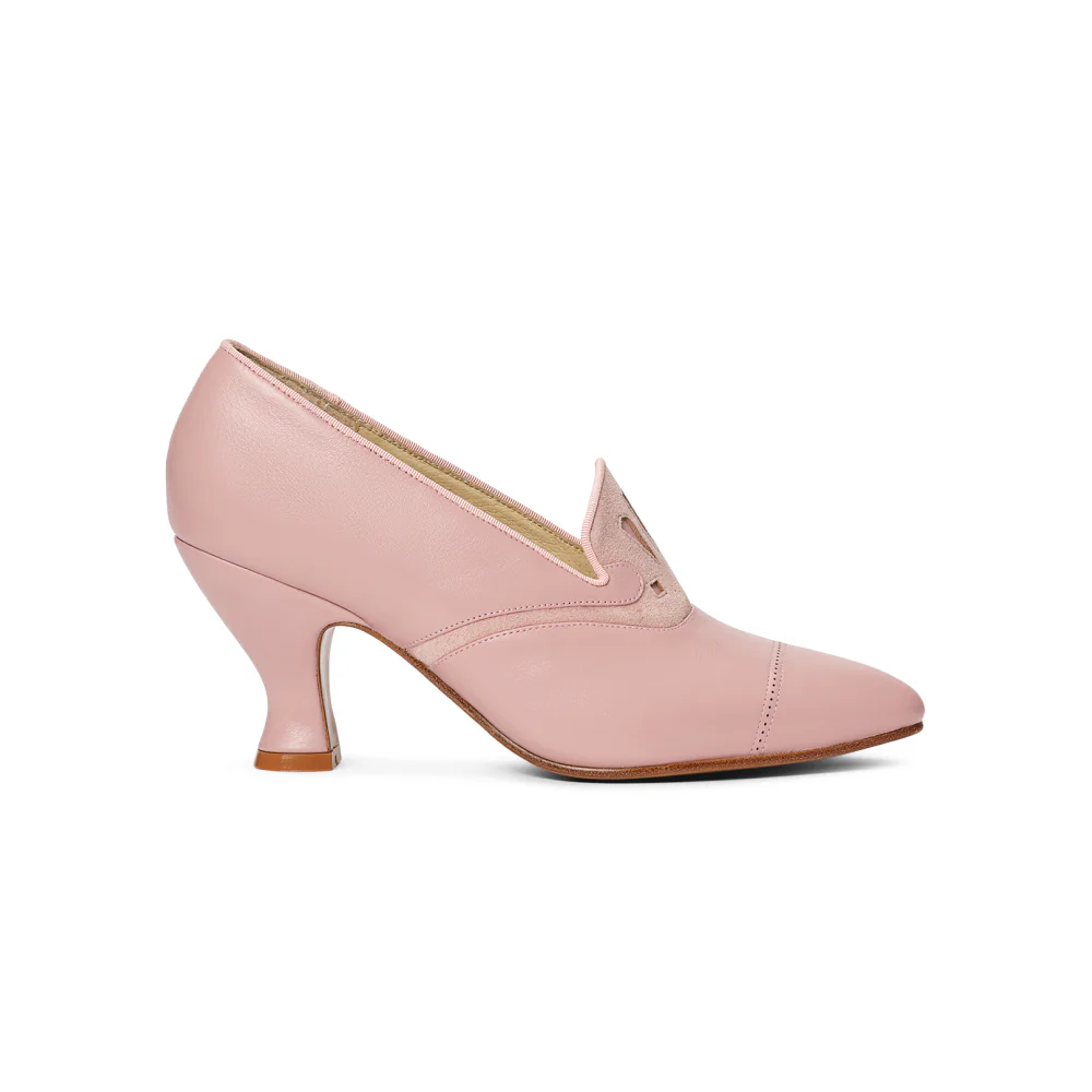 PRE-ORDER Elsie Edwardian Pumps (Pink) - Image 3