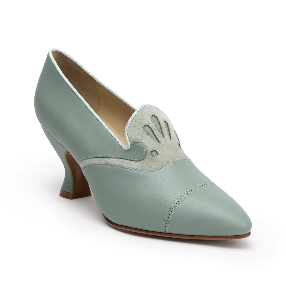Elsie Edwardian Pumps (Seafoam) - Image 3