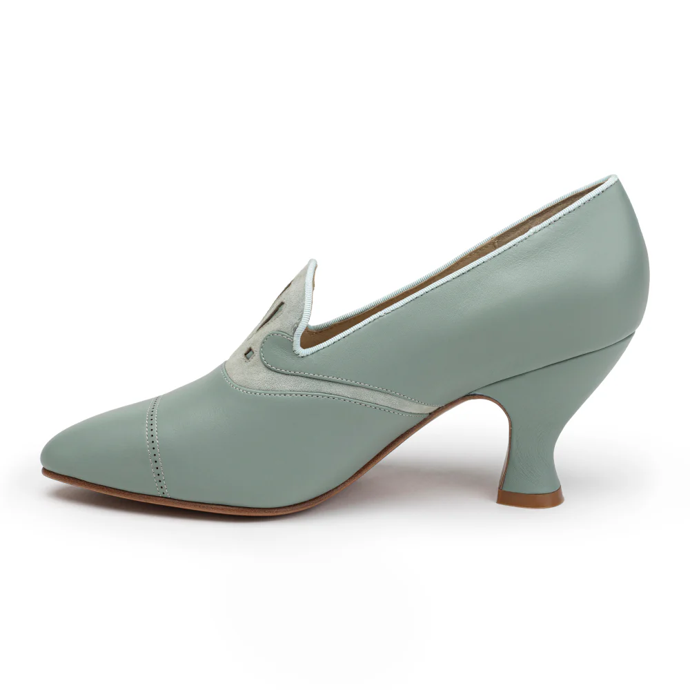 Elsie Edwardian Pumps (Seafoam) - Image 4