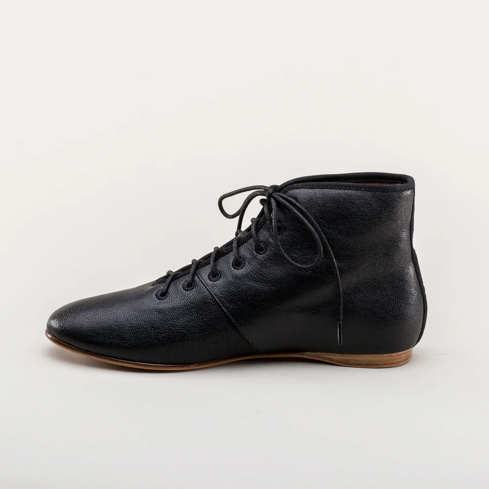 Emma Regency Leather Boots (Black) - Image 10