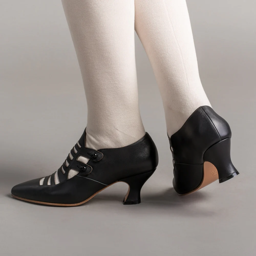 Endora Victorian Witch Shoes (Bewitching Black) - Image 3